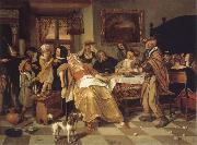 Jan Steen Twelfth Night oil painting picture wholesale